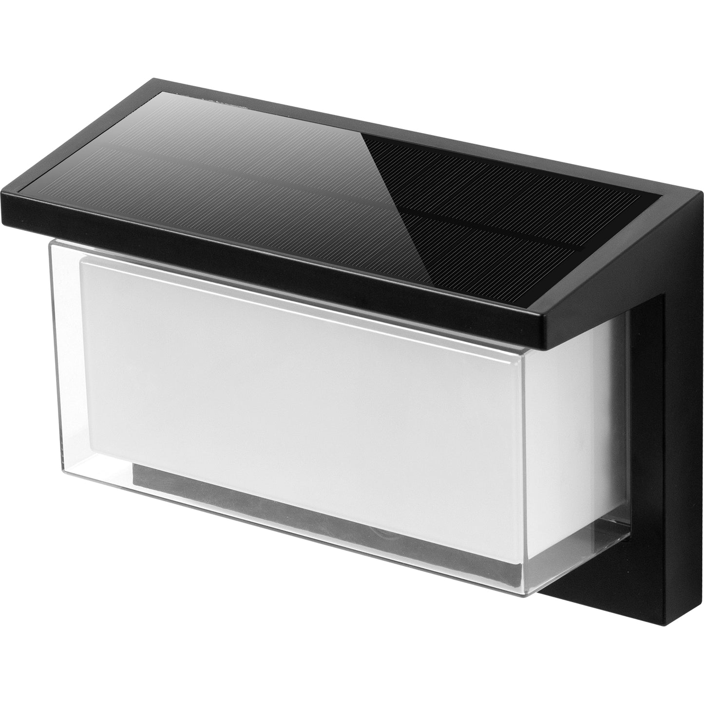 Applique murale solaire avec détecteur de mouvement ZEANY LED blanc froid H15cm