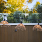 Guirlande lumineuse raccordable d'extérieur avec abat-jour en polyrotin style bohème 10 ampoules à filament douille E27 LED blanc chaud HAWAII LIGHT CONNECTABLE 6m