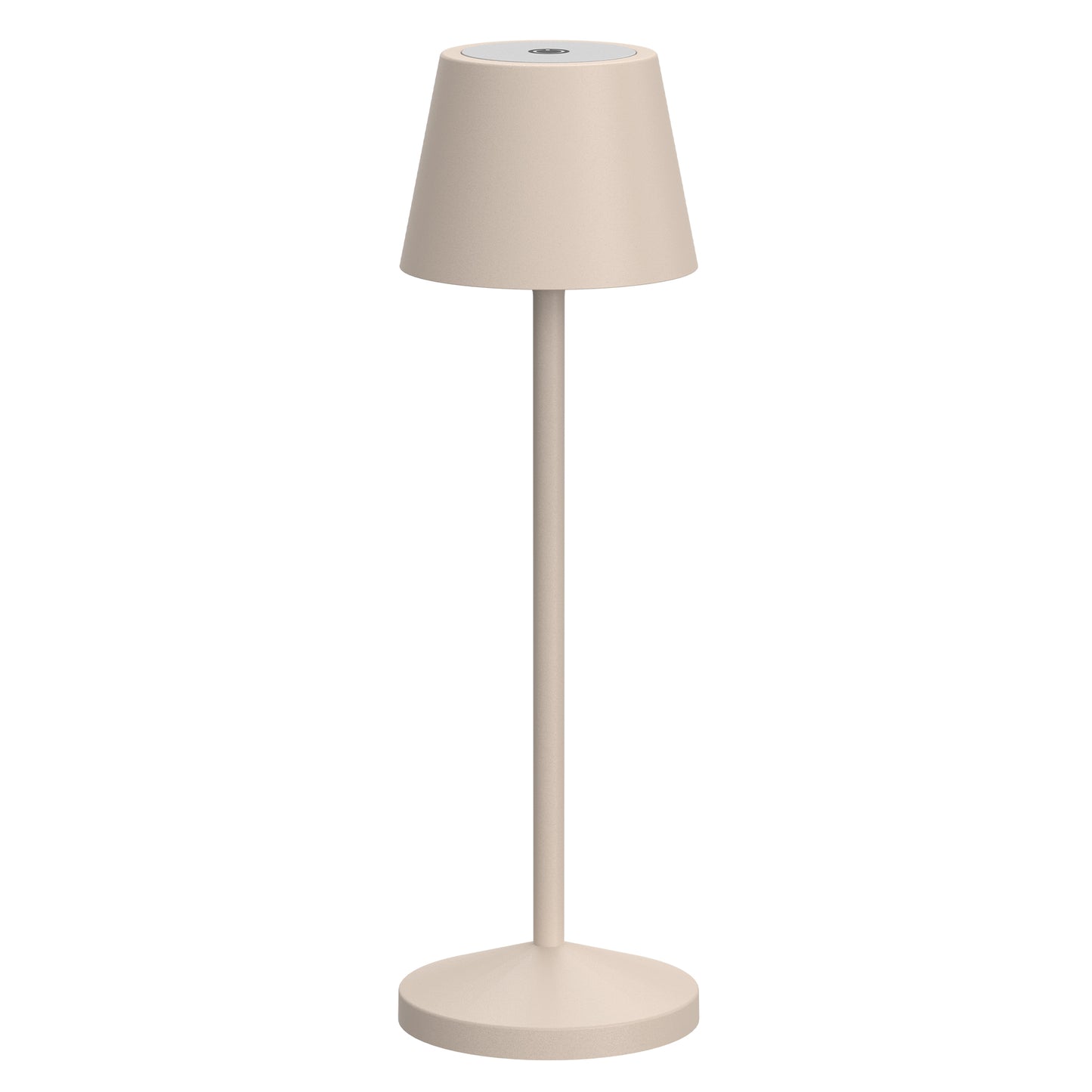 Lot de 9 lampes de table sans fil LED blanc chaud dimmable EMILY SAND H25cm avec plateau de chargement