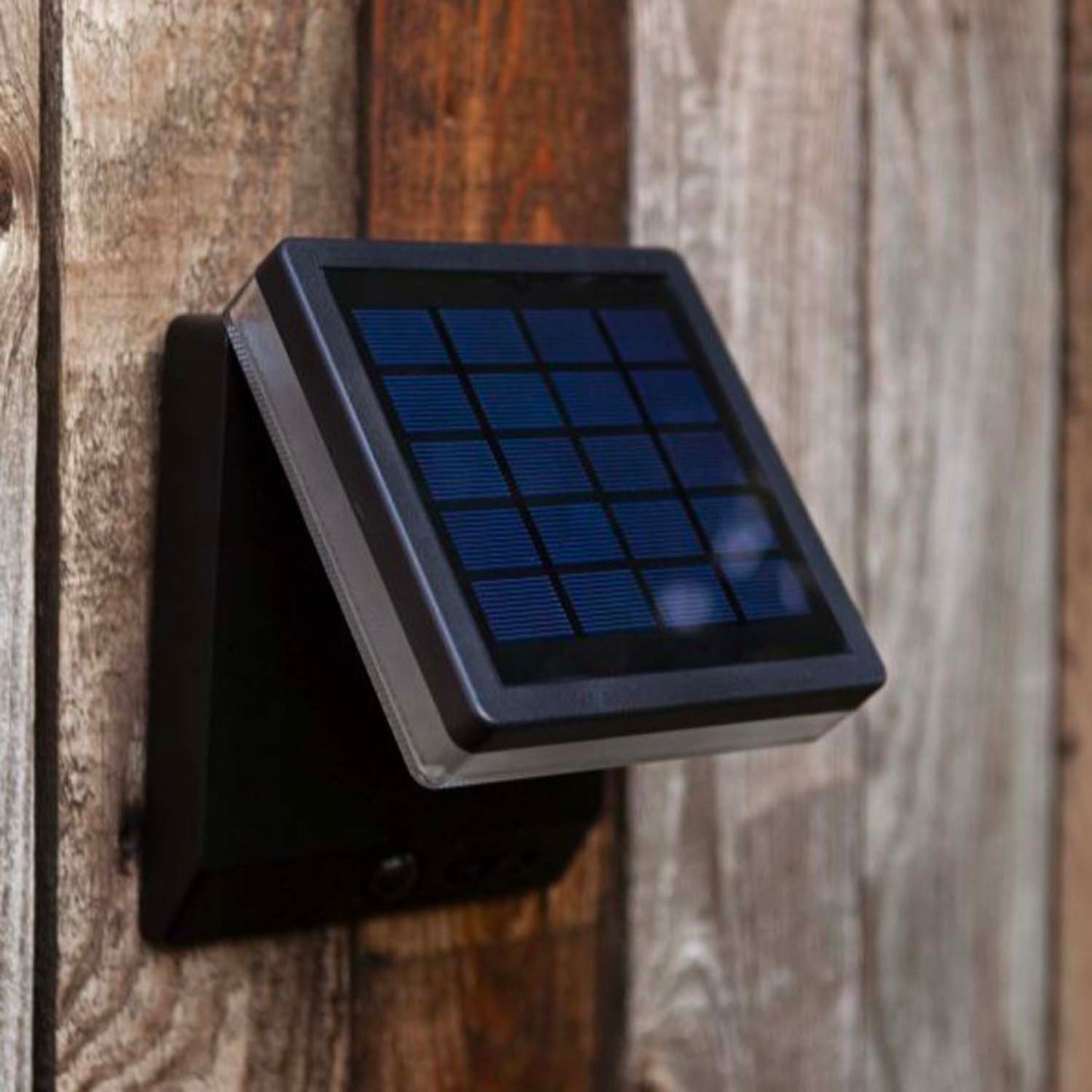 Applique murale solaire MOZE SOLAR aluminium LED blanc tête orientable avec détecteur de mouvement H15cm