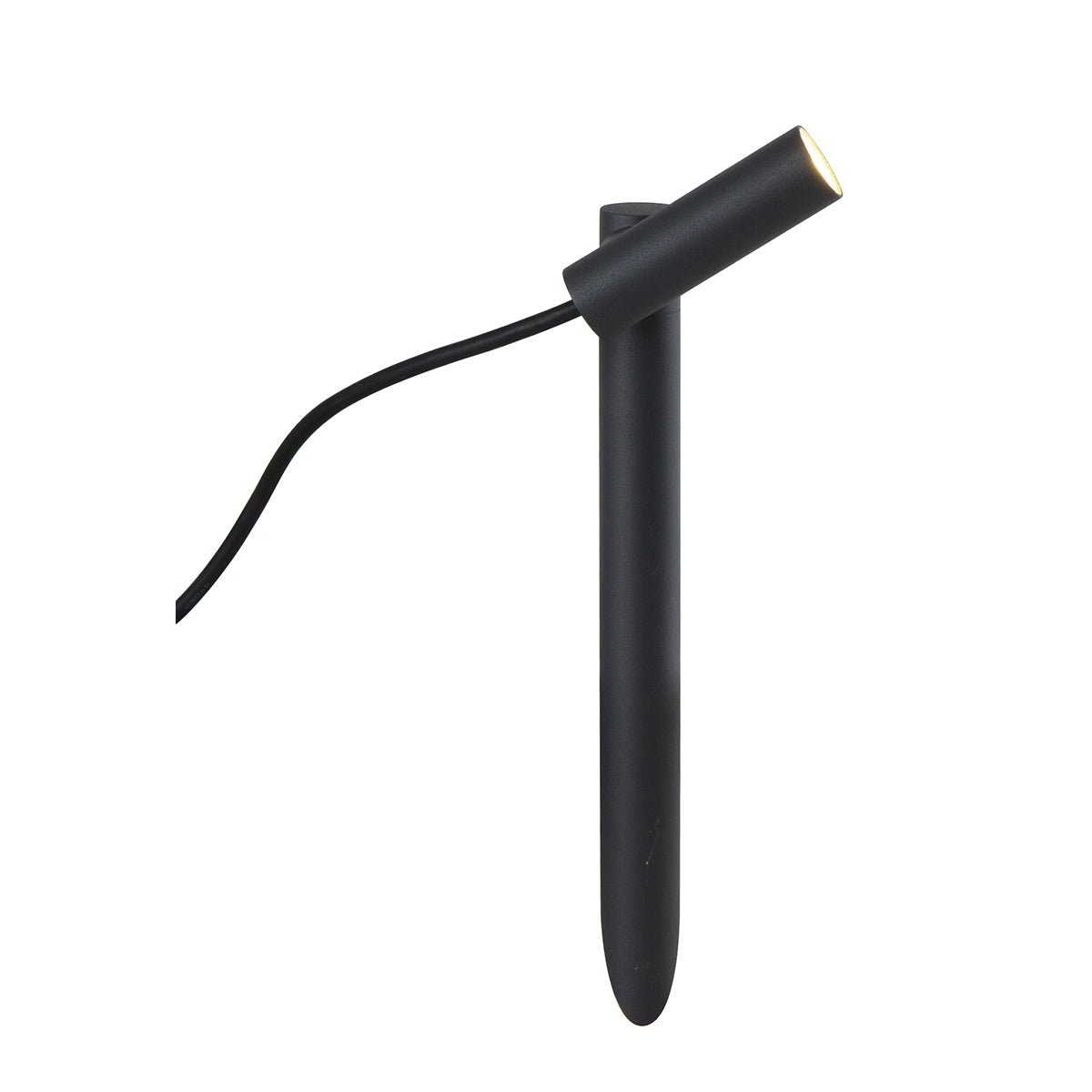 Spot solaire à piquer en aluminium AXENT à connecter avec la station de charge solaire ELEKTRON H29,5cm