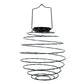 Suspension solaire spirale métal micro LED blanc chaud ORION H37cm - REDDECO.com