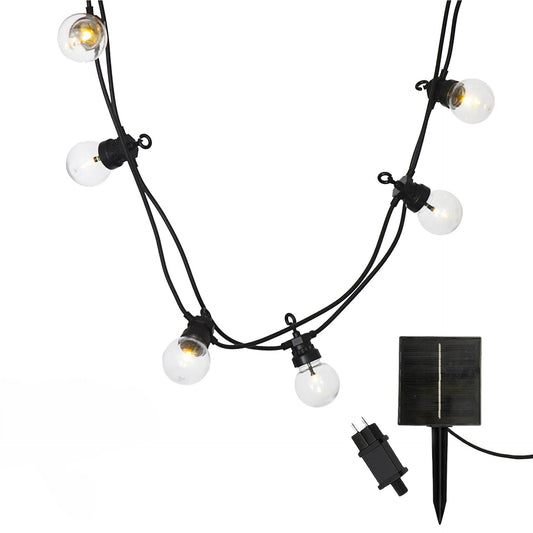 Light garland with 20 transparent warm white LED bulbs PARTY CLEAR 20 L8.70m