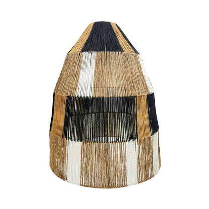 Abat jour naturel ZAHARA en corde naturelle style bohème H58cm pour monture électrique E27