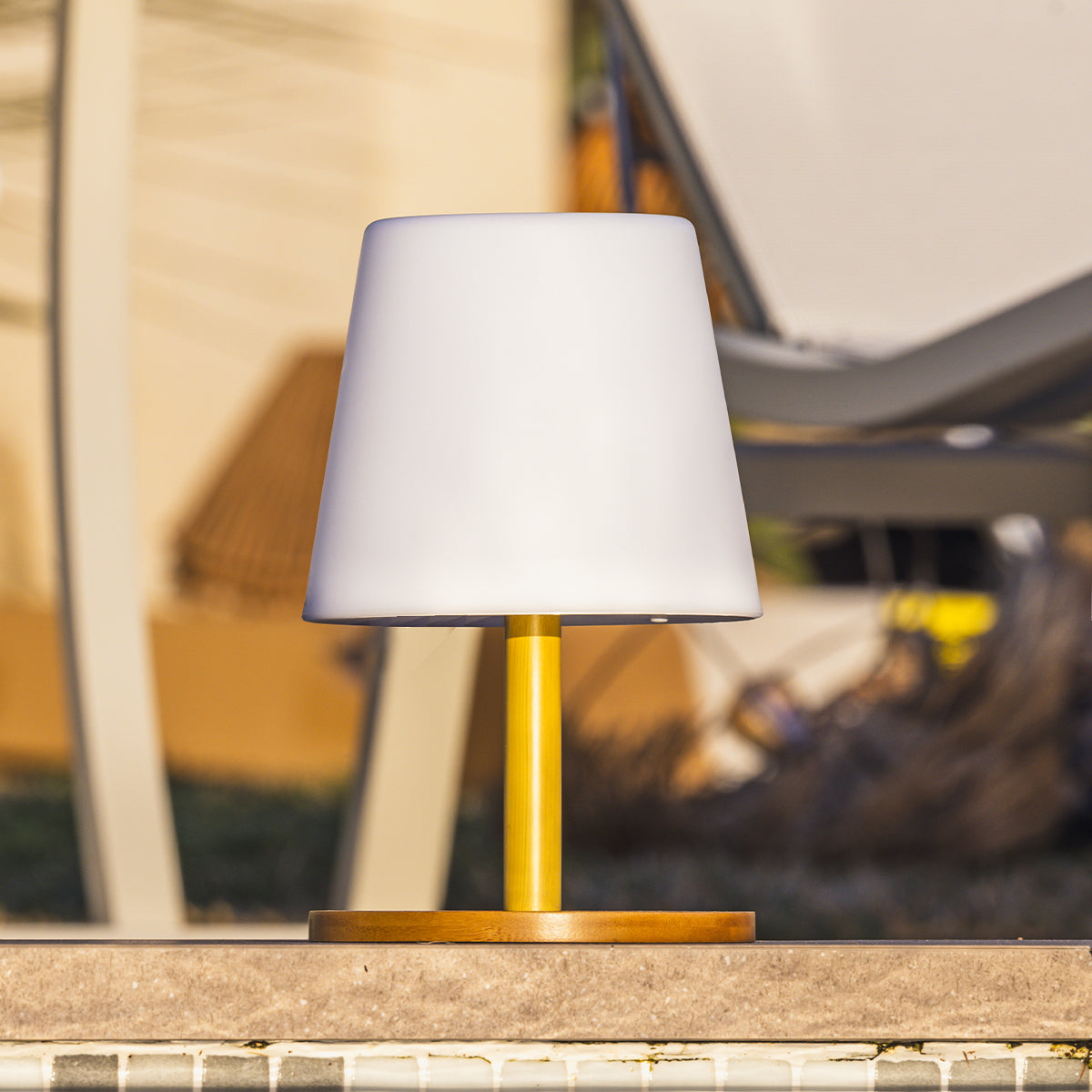 2 Lampe de table STANDY WOOD H25CM