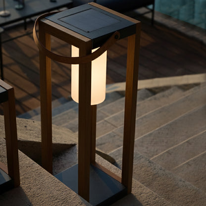 Lanterne Solaire Nomade LED Blanc SERAPHINA TALL - H50cm, Éclairage Autonome et Élégant, Idéal pour Terrasse, Jardin, Balcon et Décoration Extérieure