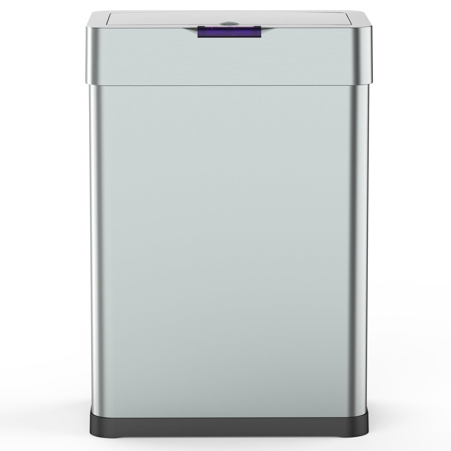 Design automatic kitchen bin 60L DAYTONA in stainless steel with strapping