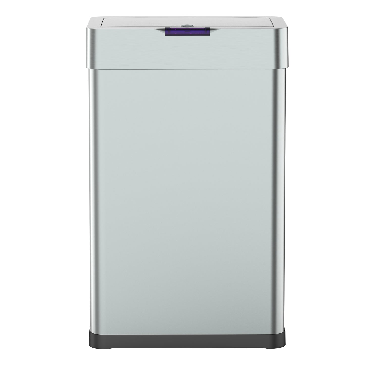 Poubelle de cuisine automatique design 70L DAYTONA en acier INOX avec cerclage