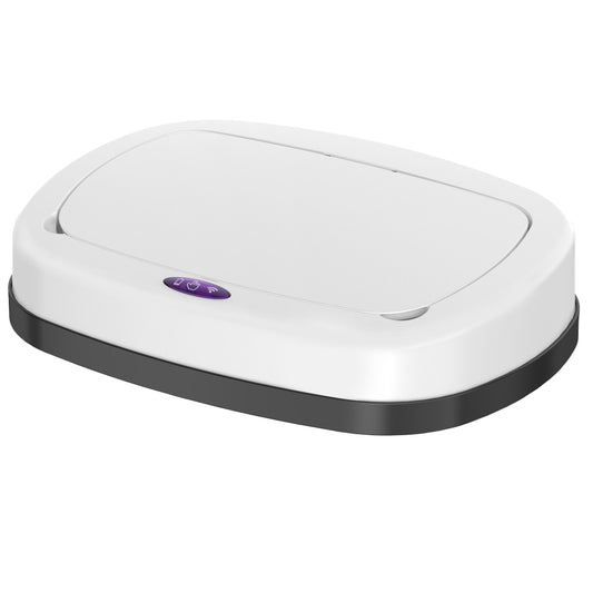 Couvercle de poubelle automatique rectangulaire modèle MAJESTIC WHITE Blanc