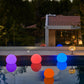 Boule lumineuse sans fil flottante LED multicolore dimmable BOBBY ∅40cm avec télécommande et socle à induction