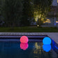 Lot de 2 Boules lumineuses sans fil flottante LED multicolore dimmable BOBBY ∅30cm avec télécommande et socle à induction