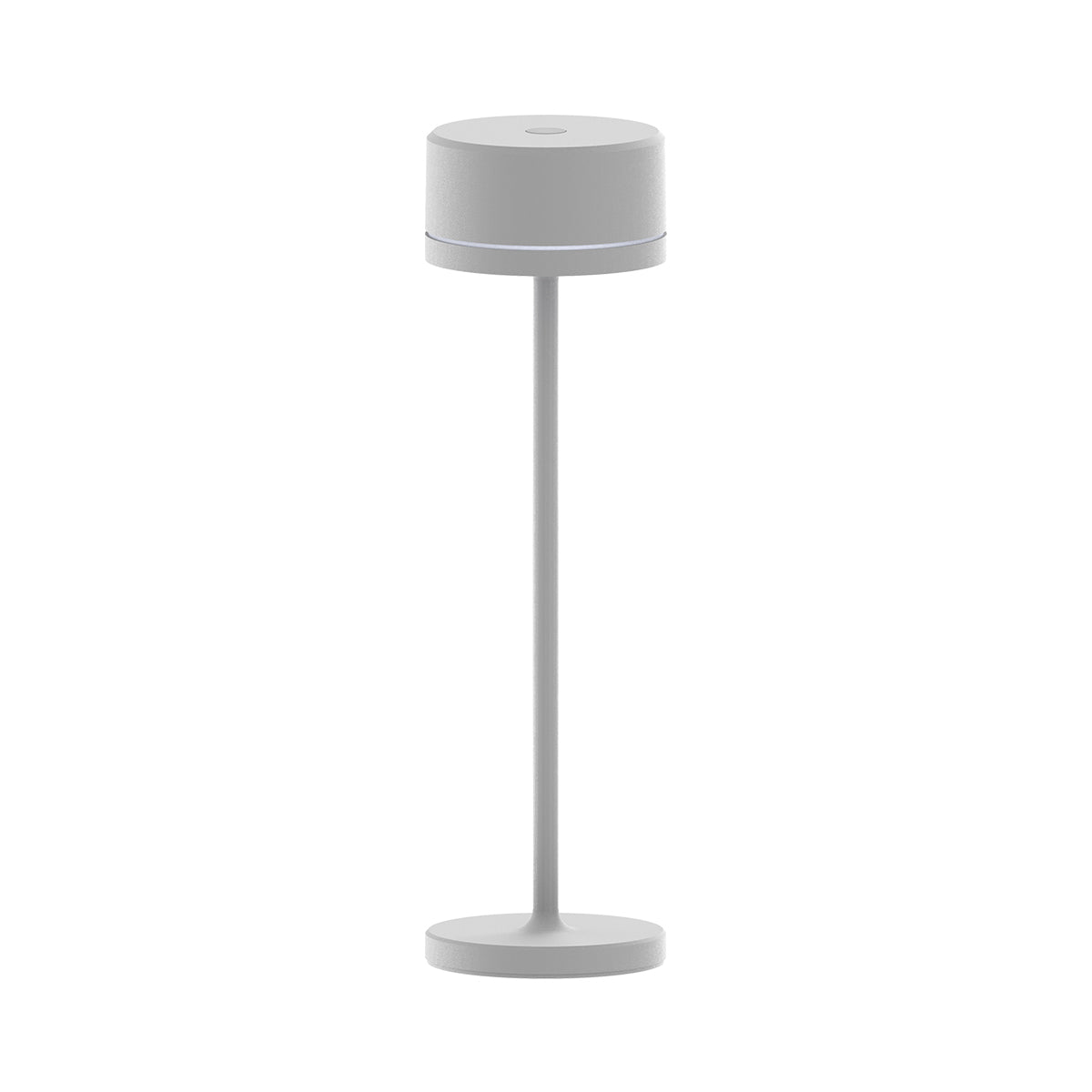 Lampe de table sans fil LED blanc chaud dimmable CALISTA H26cm Gris