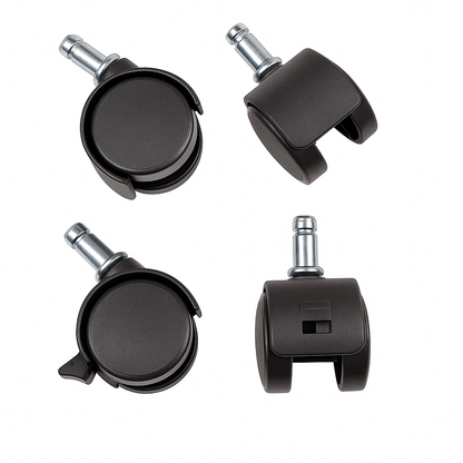 Kit de 4 Roues – Accessoire pour Poubelles Automatiques (MAJESTIC, DAYTONA, SILVERLAKE, PARKSIDE)