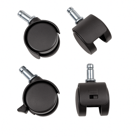 Kit de 4 Roues – Accessoire pour Poubelles Automatiques (MAJESTIC, DAYTONA, SILVERLAKE, PARKSIDE)