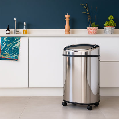 Kit de 4 Roues – Accessoire pour Poubelles Automatiques (MAJESTIC, DAYTONA, SILVERLAKE, PARKSIDE)