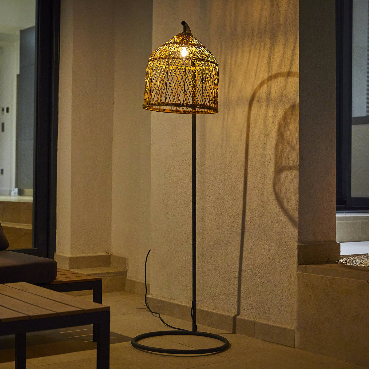 Lampe Design sur Pied H 150cm Extérieur secteur