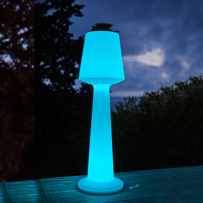 Kabellose mehrfarbige LED-Stehleuchte AUSTRAL C110 H110cm mit Fernbedienung
