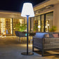 Wired floor lamp with metal base for outdoor use Powerful white LED lighting STANDY H180cm E27 base