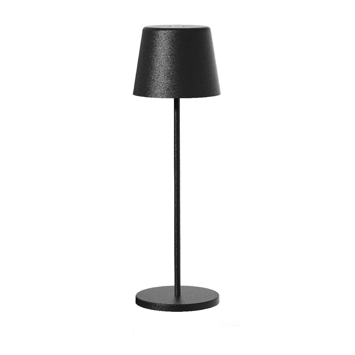 Table lamp touch wireless aluminum black LED white dimmable KELLY BLACK H38cm