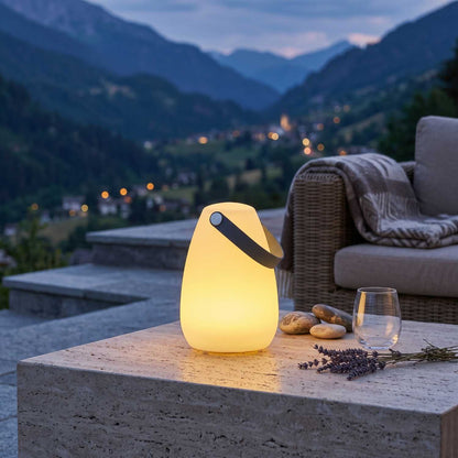 Warmweiß/mehrfarbig dimmbare tragbare LED-Leuchte LAURY H28cm