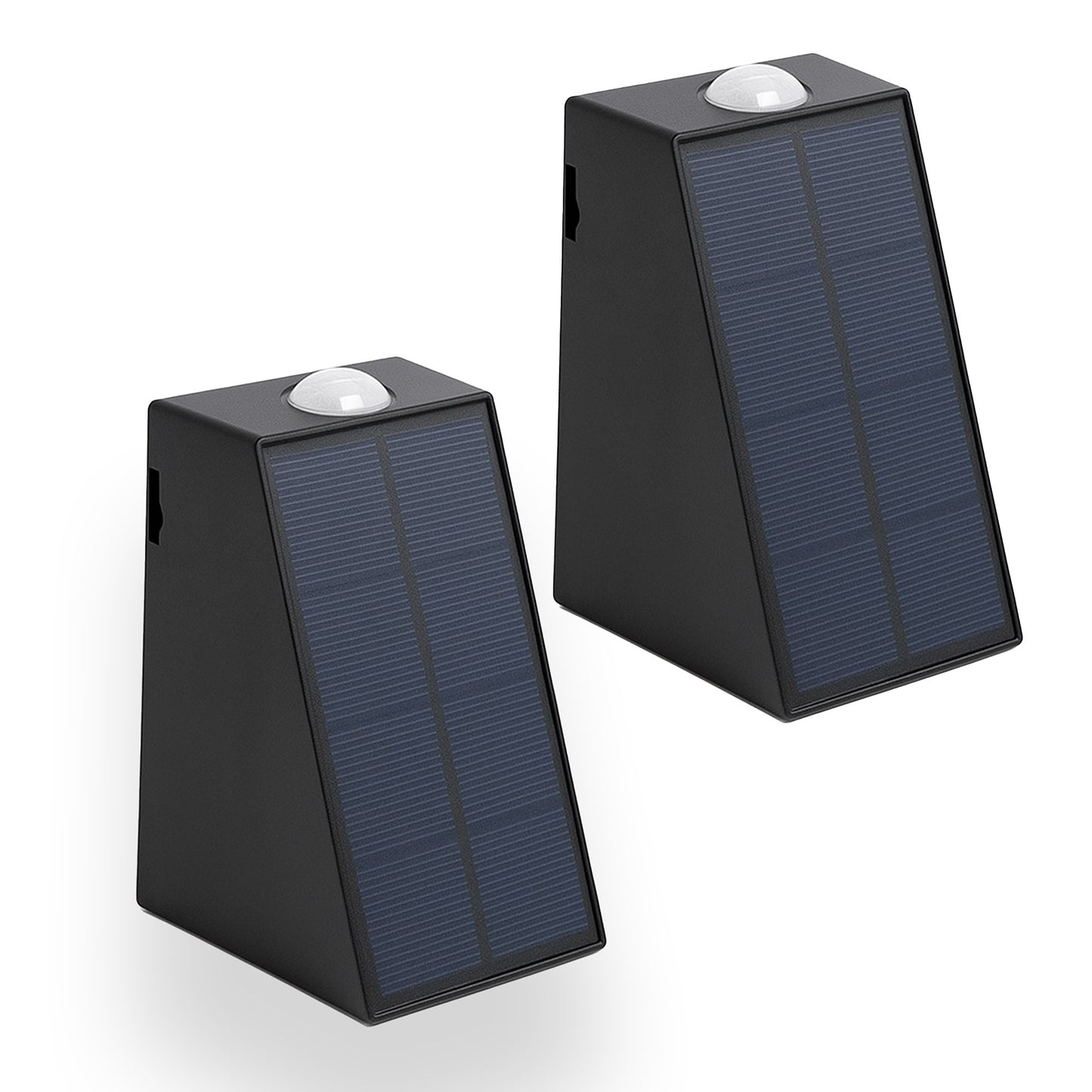 Lot de 2 appliques murales solaires LED blanc chaud 2X BRIO H11,5cm