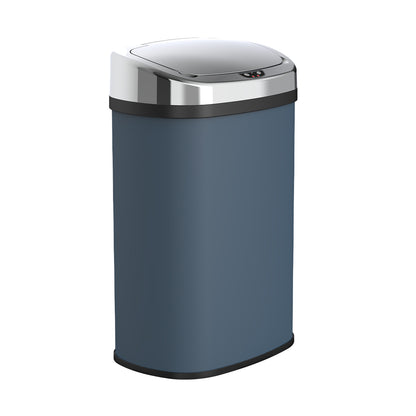 Automatic kitchen bin 58L MAJESTIC large capacity in stainless steel with strapping