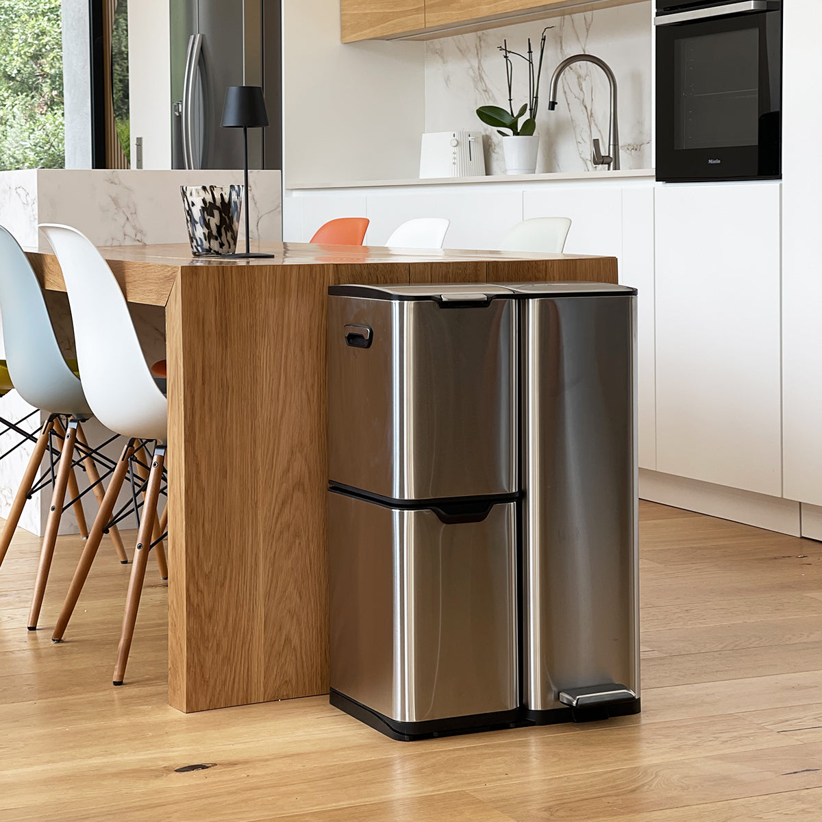 Poubelle De Cuisine P dale Tri S lectif Recyclage 60L 13 17 30L HAJ poubelle-de-cuisine-p-dale-tri-s-lectif-recyclage-60l-13-17-30l-haj