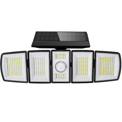 Projecteur Solaire LED Puissant ANDOVER XL - Éclairage Blanc Froid avec Détecteur de Mouvement, Largeur 31 cm, Idéal pour Sécuriser Jardin, Terrasse et Extérieur
