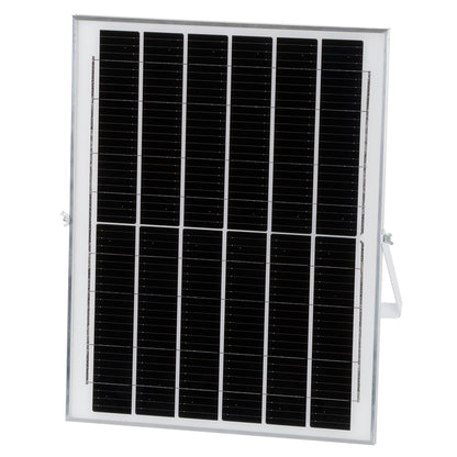 Projecteur solaire éclairage très puissant LED blanc chaud/ froid TITAN avec panneau solaire déporté et télécommande H30.5cm