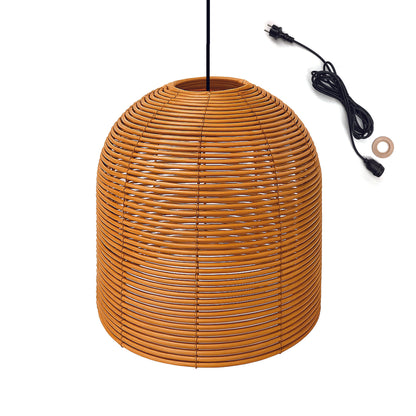 Suspension sur secteur pour l'extérieur HANG BOHEME OUTDOOR CABLE en poly rotin style bohème 5m de longueur de câble