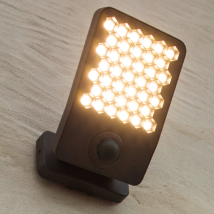Applique murale secteur ATLANTIS GREY SENSOR LED H12,4cm
