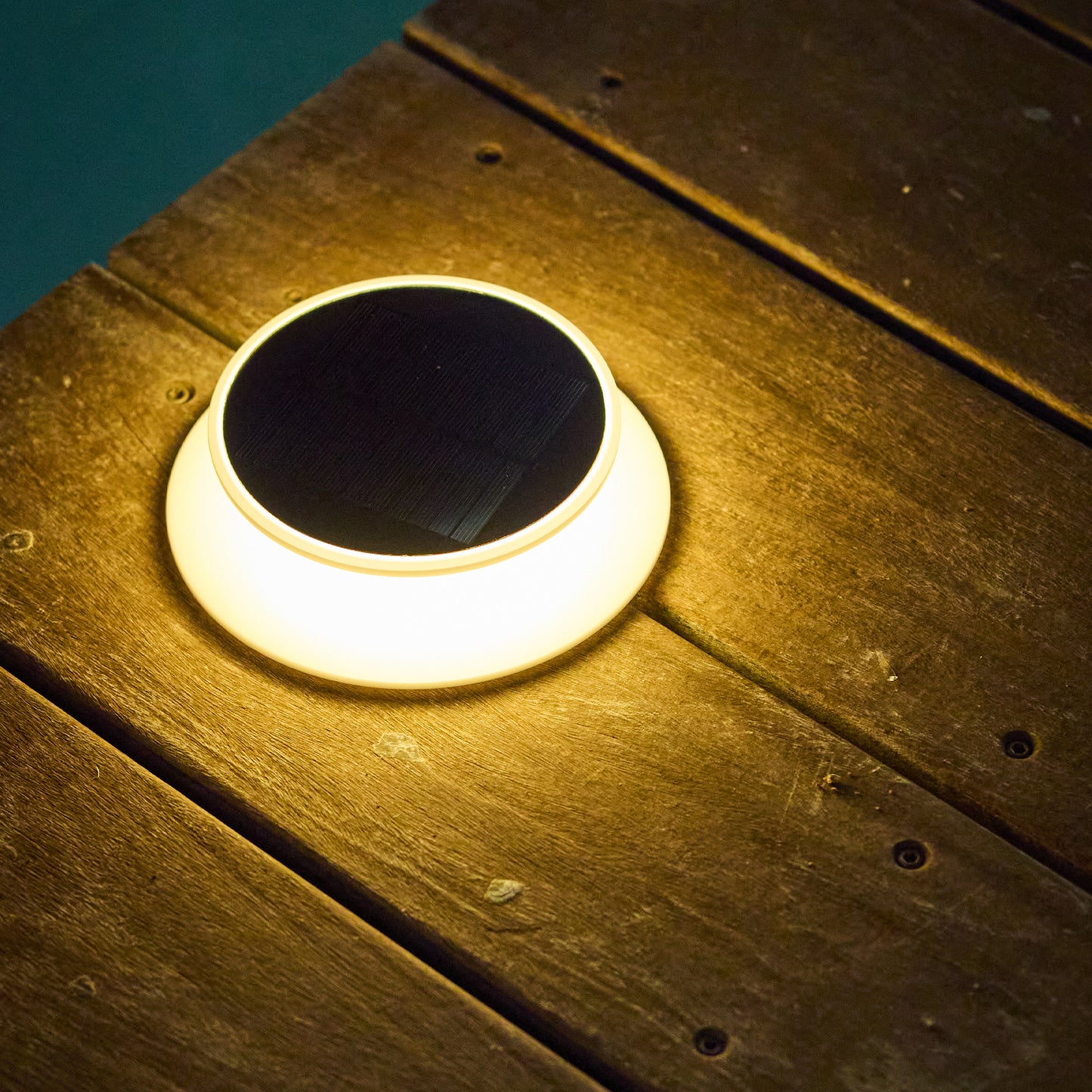 Spot solaire à fixer ou à piquer blanc chaud dimmable SOLIA SPIKE D16cm