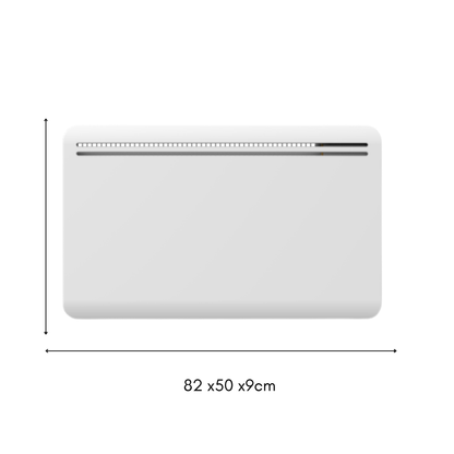 Trockener Trägheitselektroheizkörper CAST IRON Block LCD-Bildschirm 1500W ASPEN NF Standard