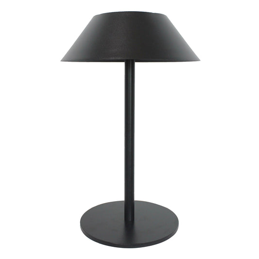 Lampe de table solaire en aluminium avec module LED solaire avec télécommande NERIO SMALL H31cm