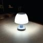 Lampe de table solaire LED blanc 4 intensités LUMINA H13,5cm