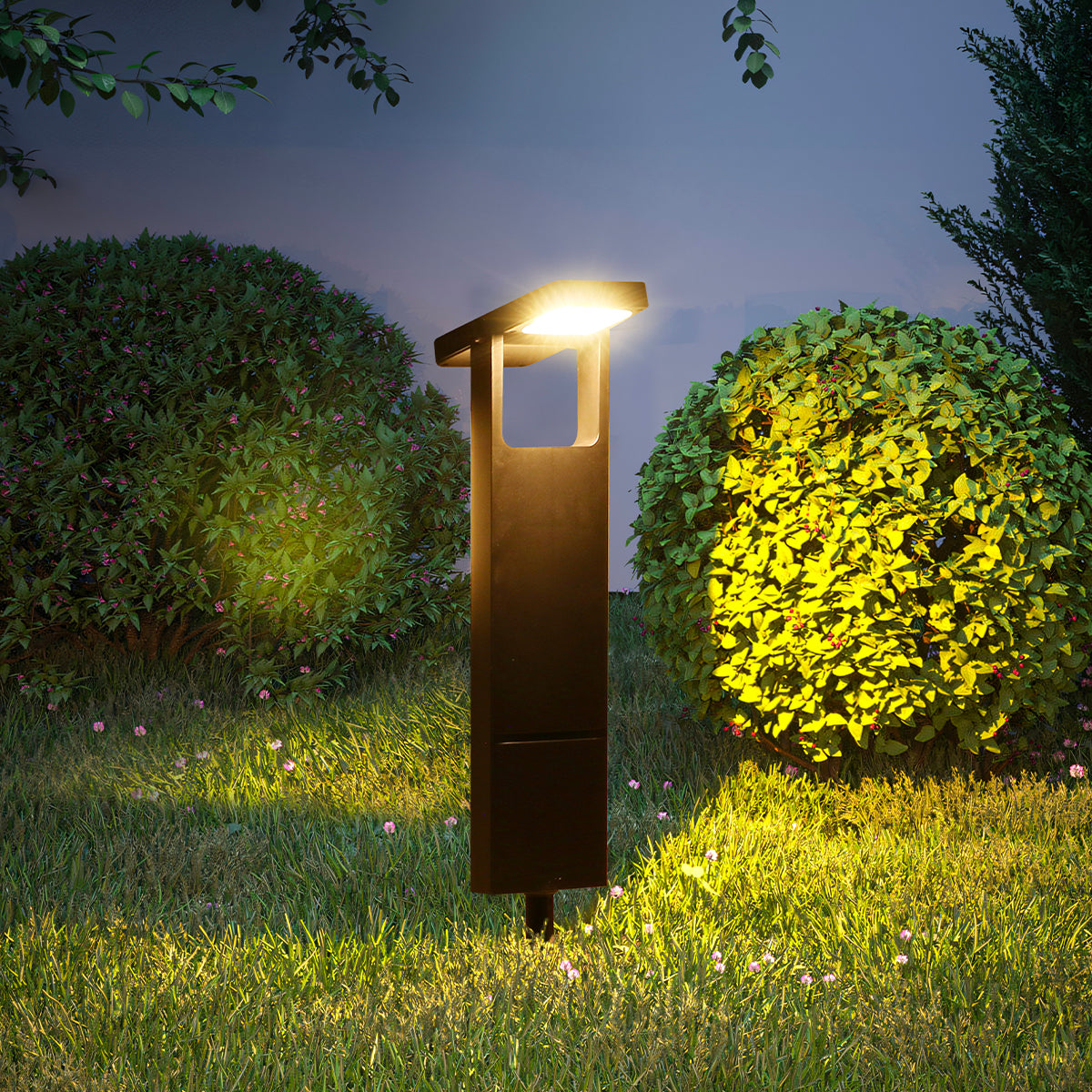 4 Potelet solaire orientable BRITY H49CM