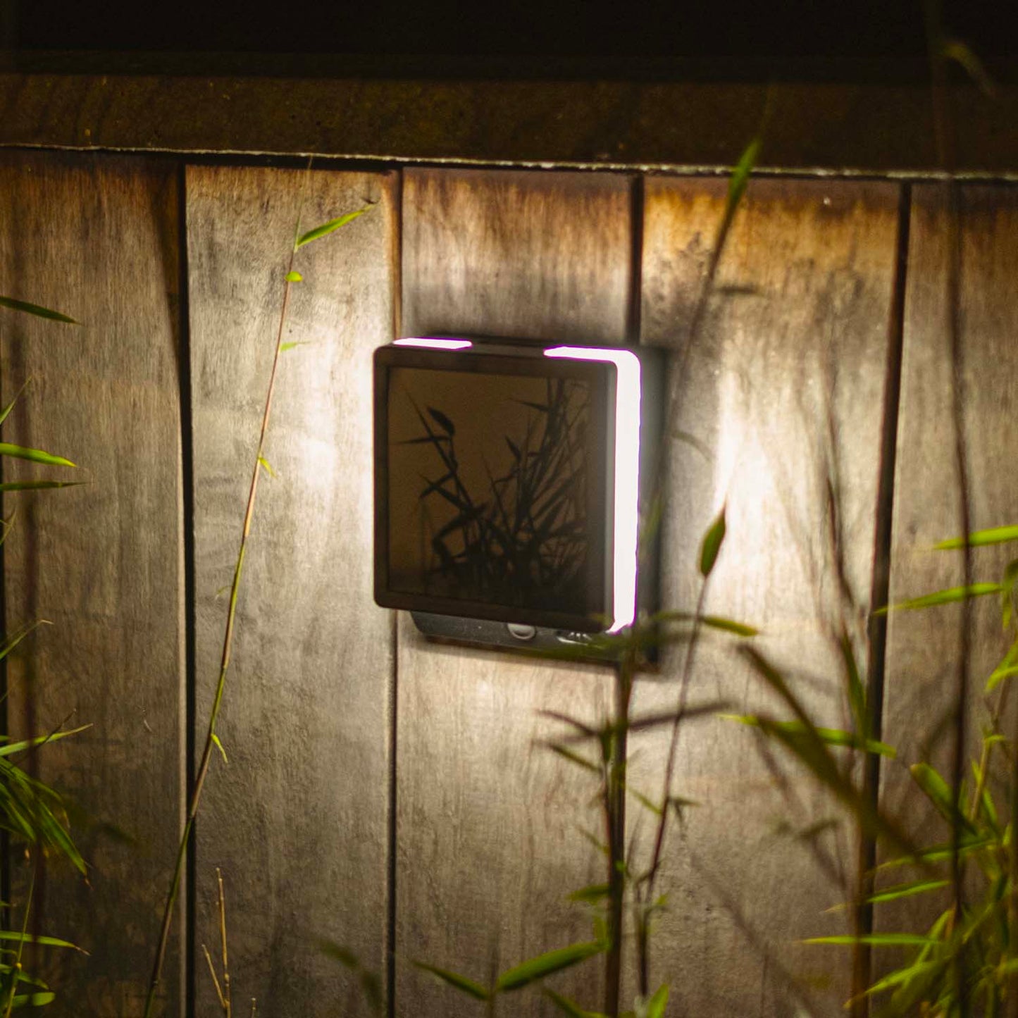 Applique murale solaire MOZE SOLAR aluminium LED blanc tête orientable avec détecteur de mouvement H15cm