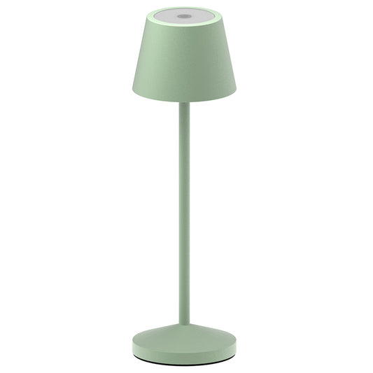 Lampe de table sans fil LED blanc chaud dimmable EMILY H25cm, Vert olive