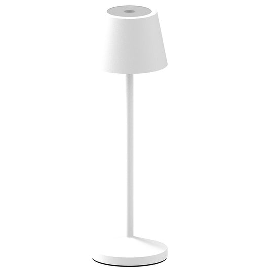 Lampe de table sans fil LED blanc chaud dimmable EMILY H25cm, White