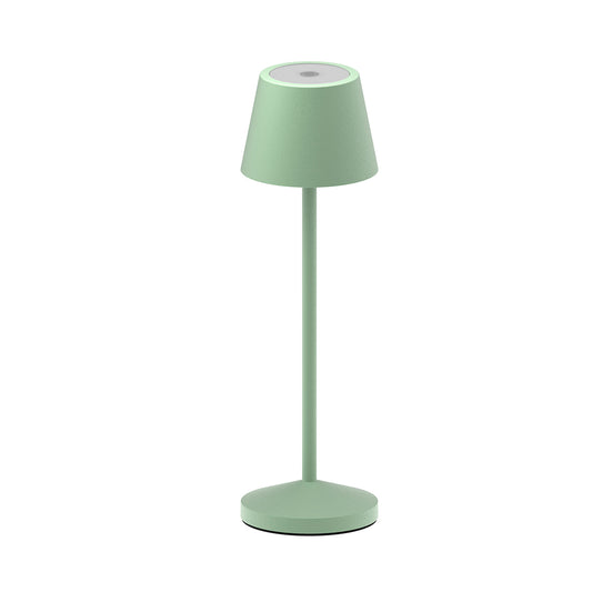 Lampe de table sans fil LED blanc chaud dimmable EMILY H25cm, Vert olive