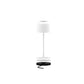 Lampe de table sans fil LED blanc chaud dimmable SOPHIA H20cm, Blanc