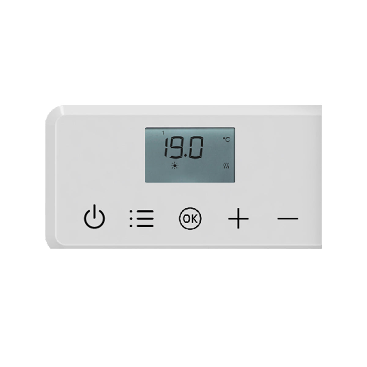 Radiateur sèche-serviettes électrique à inertie écran LCD 500W MONTANA