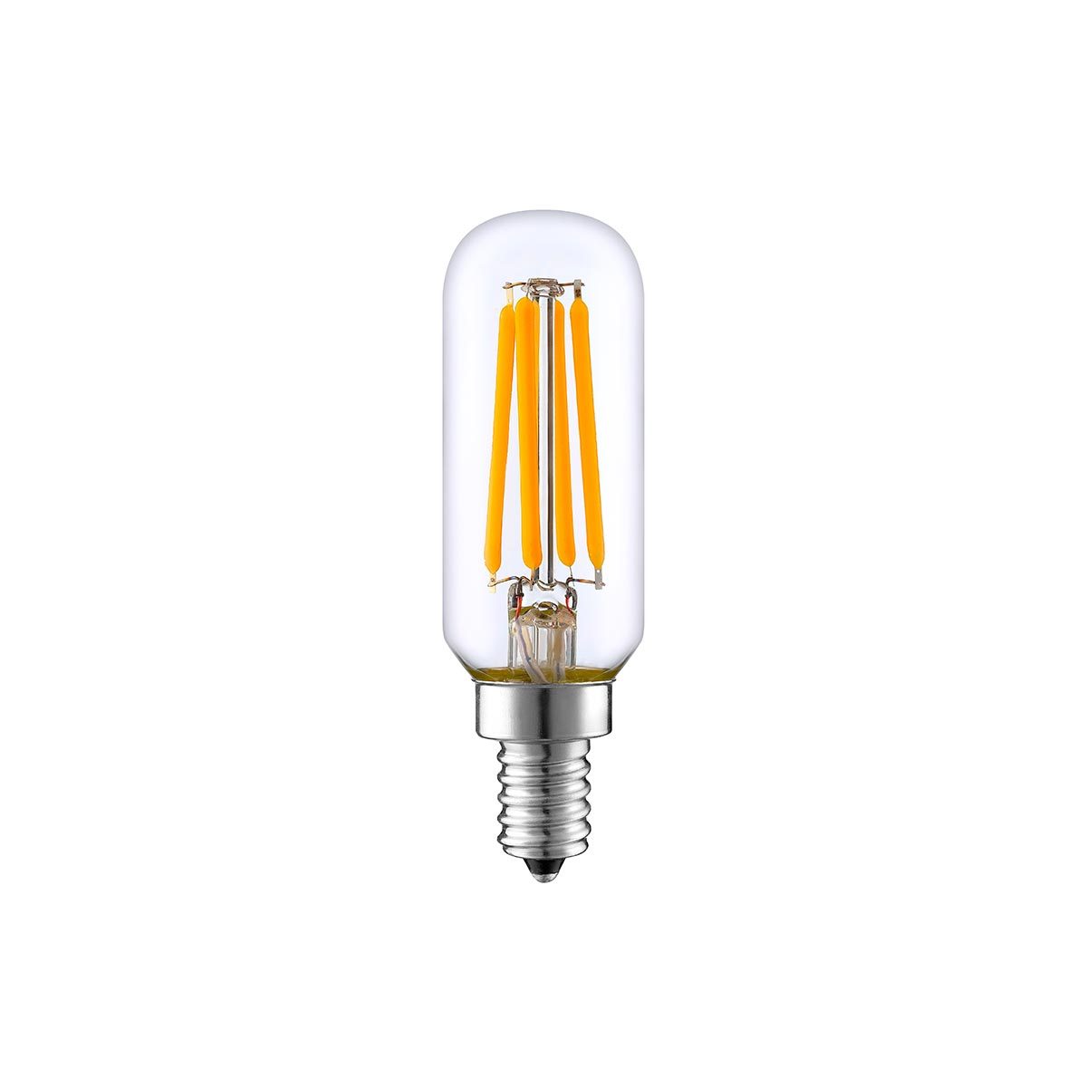 Lot de 10 Ampoule filament LED E14 blanc chaud PLUTON T25 4W H9cm