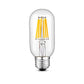 Lot de 10 Ampoule filament LED E27 blanc chaud SEDNA E27 T45 6W H12cm