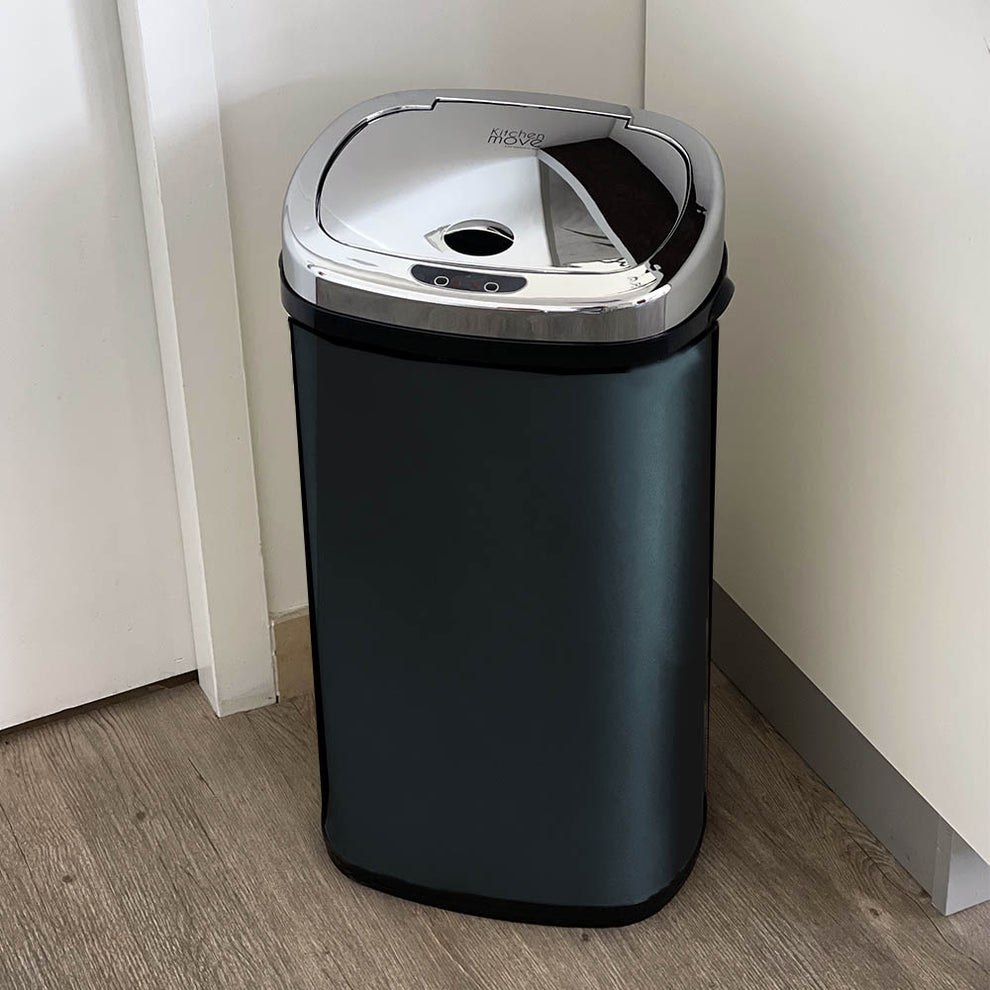 Poubelle à capteur 42L,poubelle automatique électrique avec couvercle,antirouille