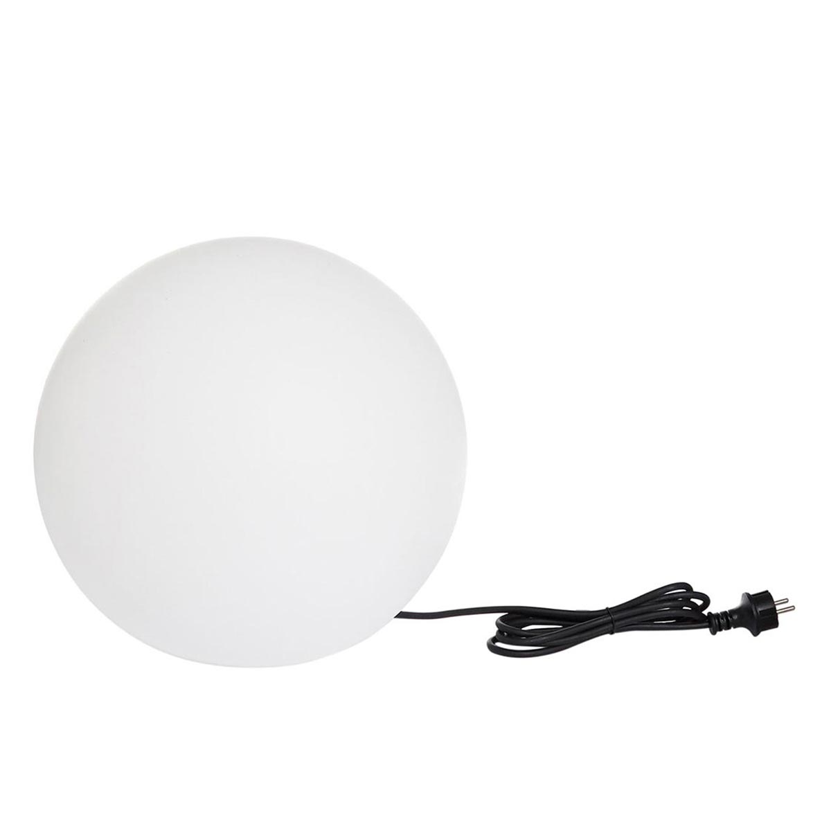 Boule lumineuse filaire pour extérieur éclairage puissant LED blanc BOBBY ∅40cm culot E27 - REDDECO.com