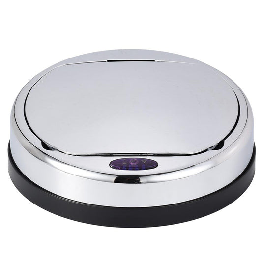 ARTIC Chrome Round Automatic Trash Can Lid
