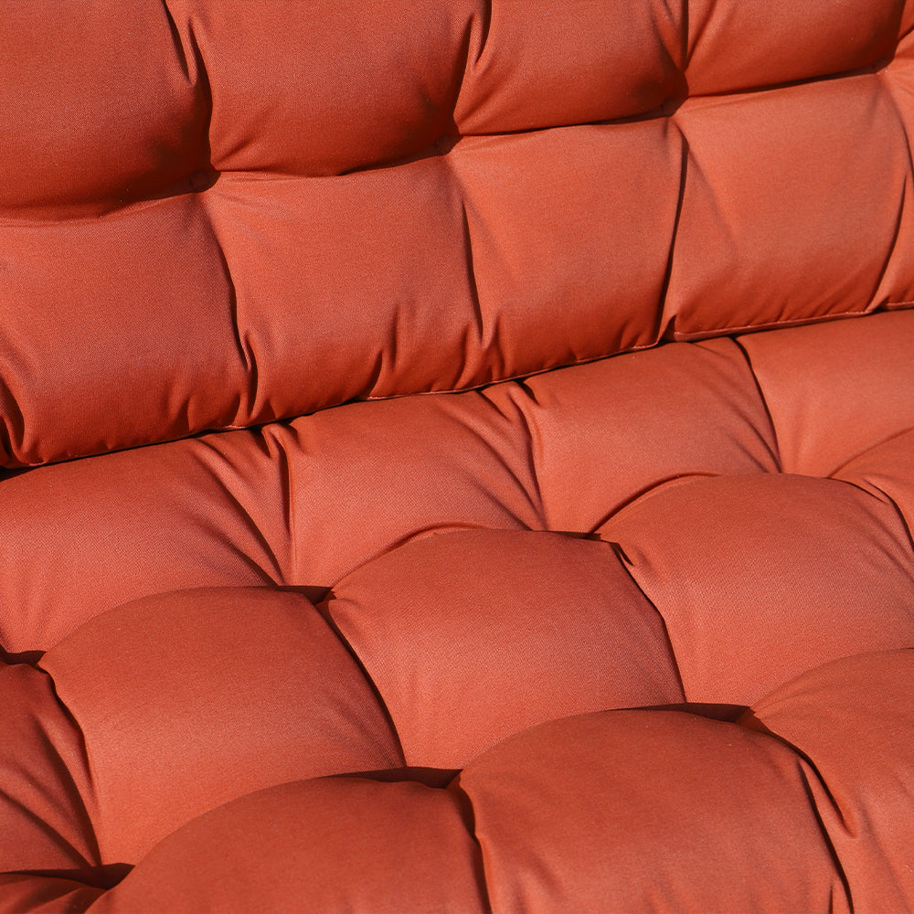 Red Deco - Set 2 coussins d'extérieur gris anthracite - riouga