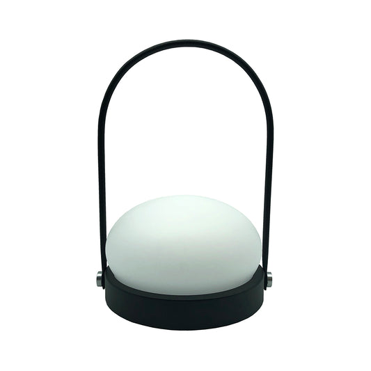Lampe de table sans fil poignée en métal  LED blanc chaud DAY H22cm