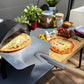 PINATUBO Gas-Outdoor-Pizzaofen aus Edelstahl mit Schaufel und Pizzastein